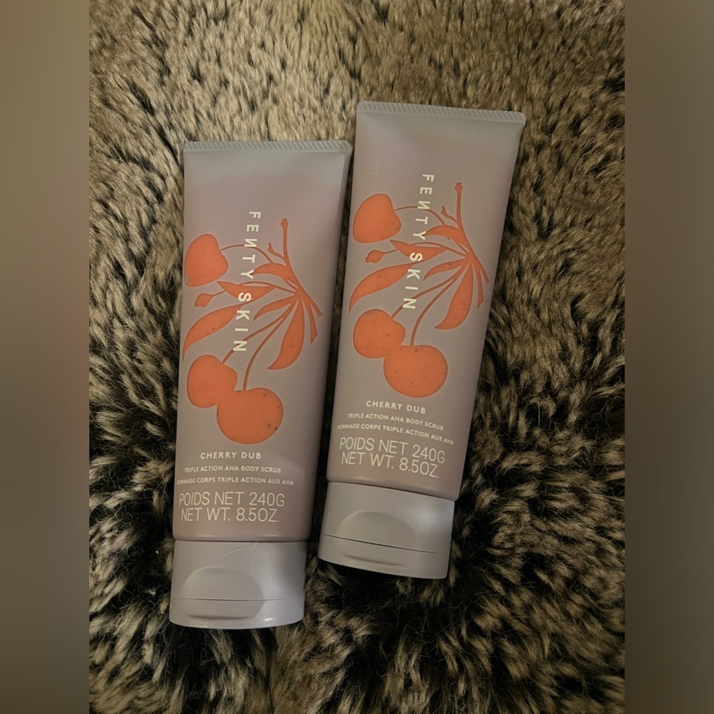 New Fenty Skin Cherry Dub AHA Body Scrub Bundle